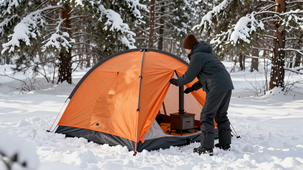 best insulated hot tent shelter for snow camping