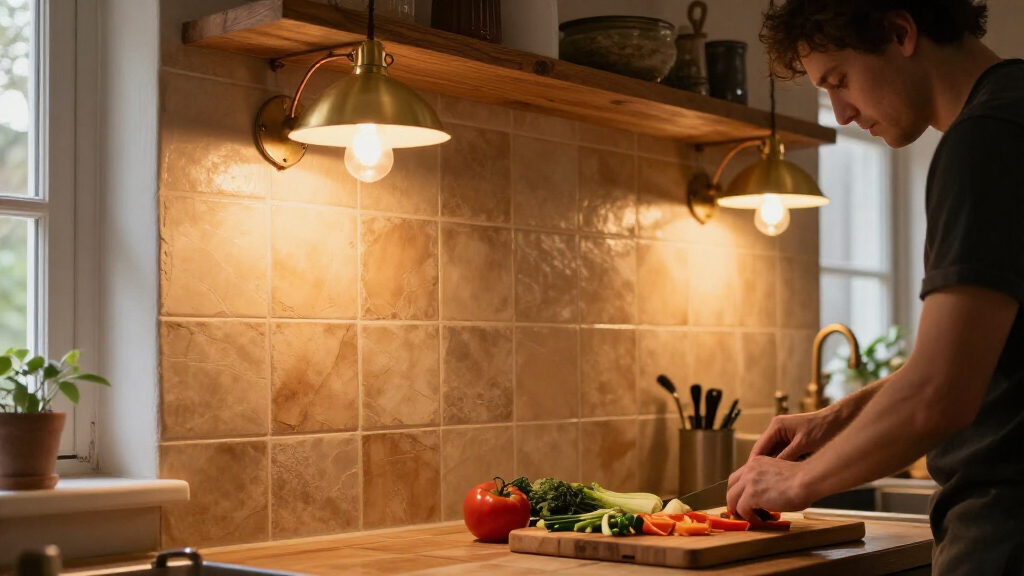 lighting fixtures for a warm country ambiance