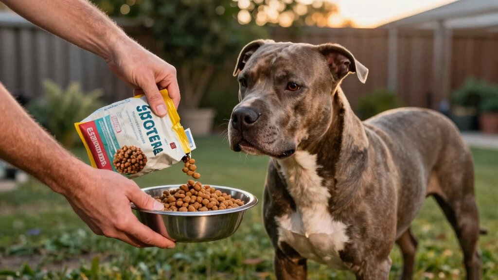 dog food for pitbulls to gain muscle