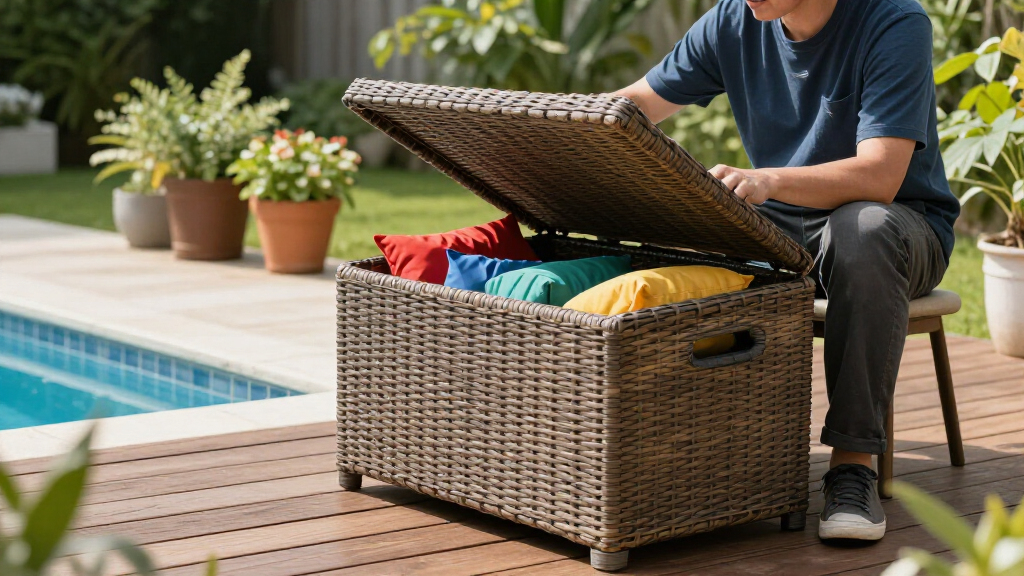 best waterproof storage bench for patio