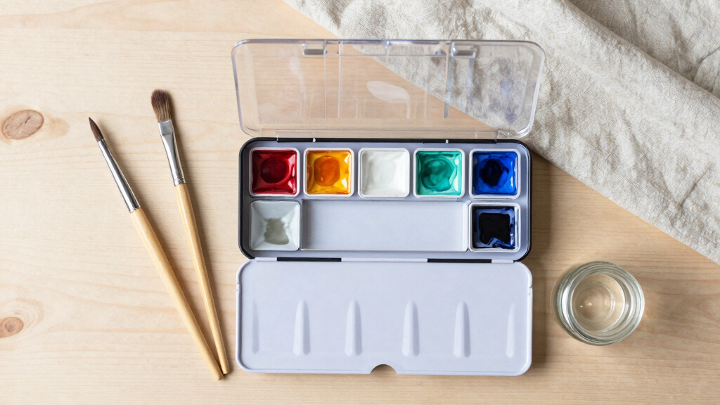 luxury watercolor set for professional artists