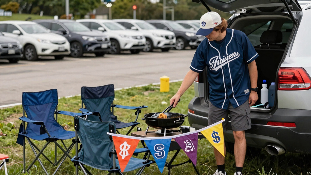 soccer fan tailgating gear