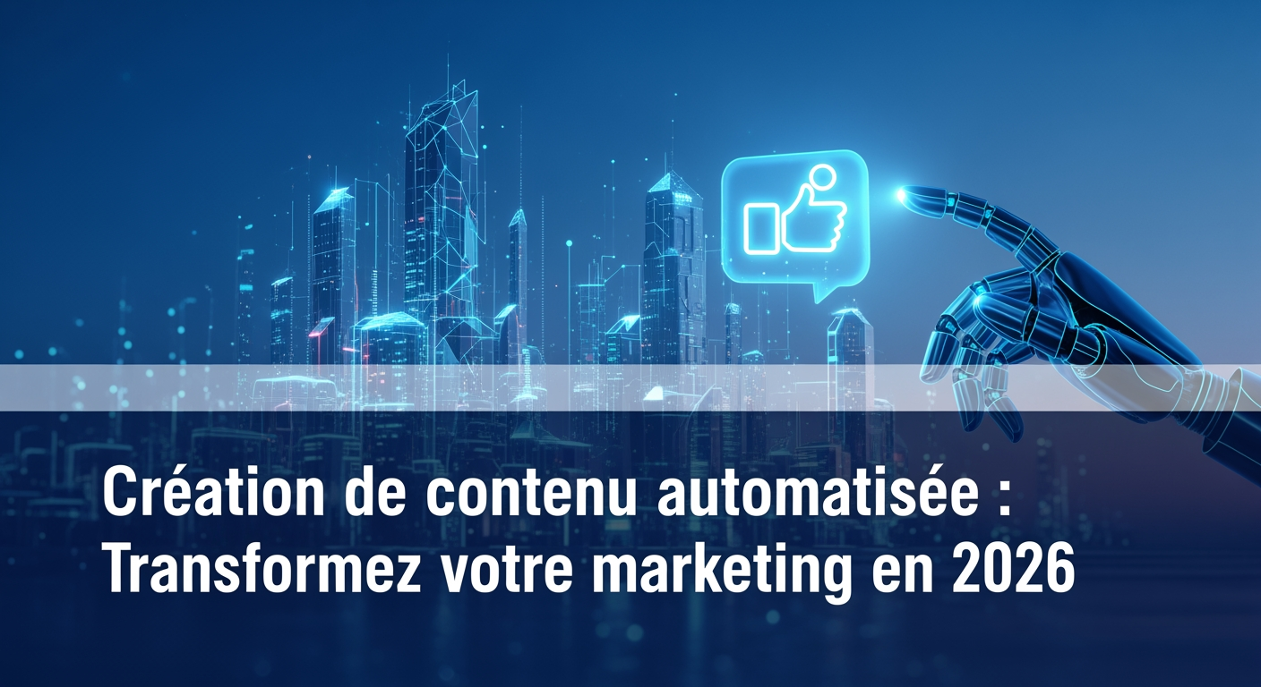 Création de contenu automatisée : Transformez votre marketing en 2026