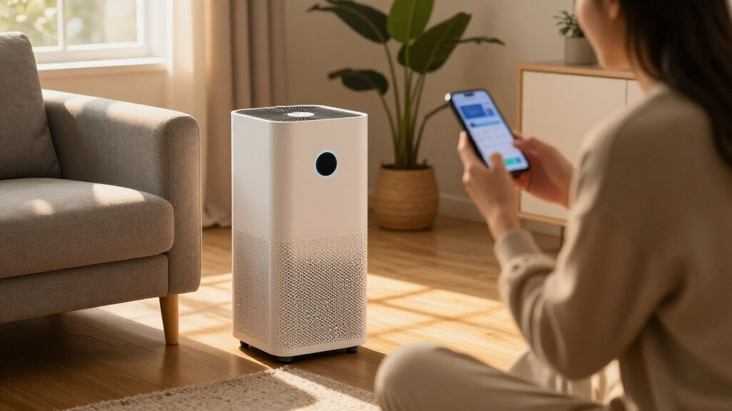 air purifier with smart app control