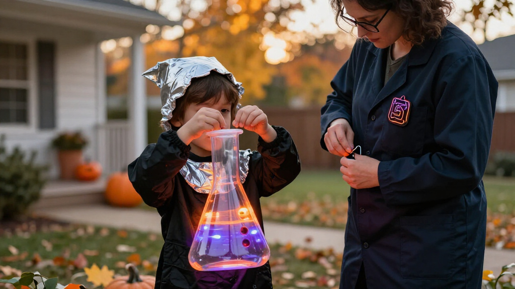 Halloween science costume accessories