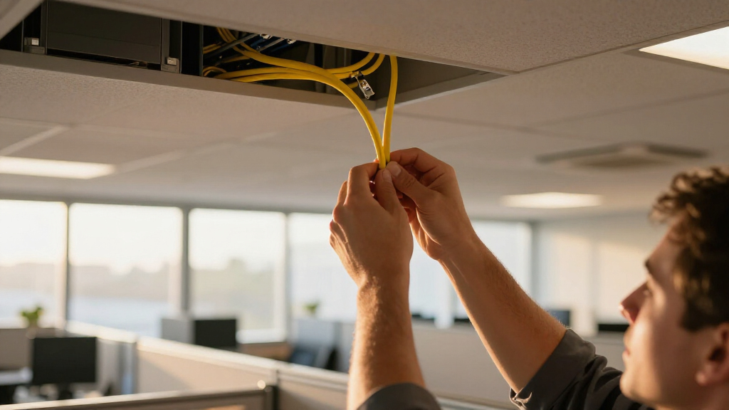 plenum cat6a cable for commercial buildings