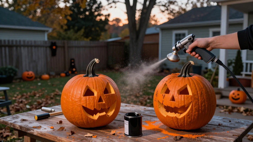 paint sprayers for Halloween decorations