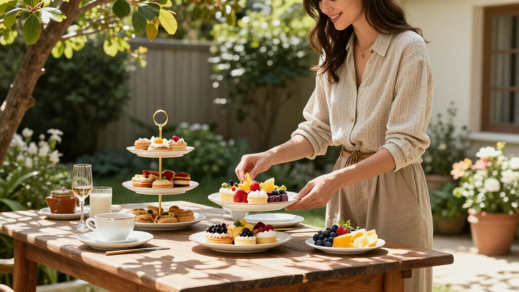 celebrity style brunch serveware set