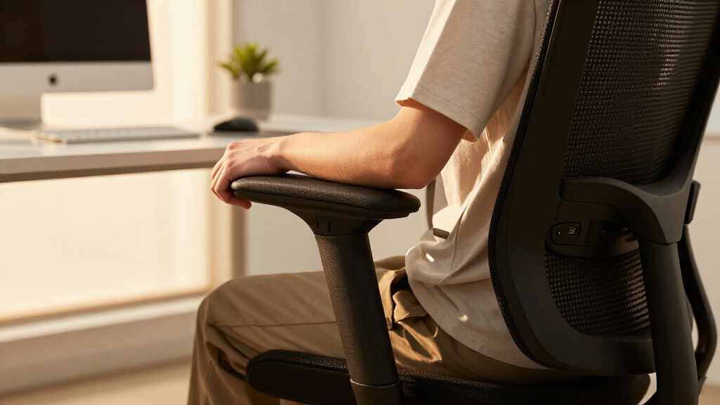office chair with 4d armrests