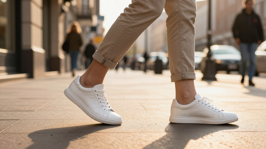 best premium white leather sneakers amazon