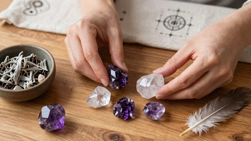 crystal healing meditation kits