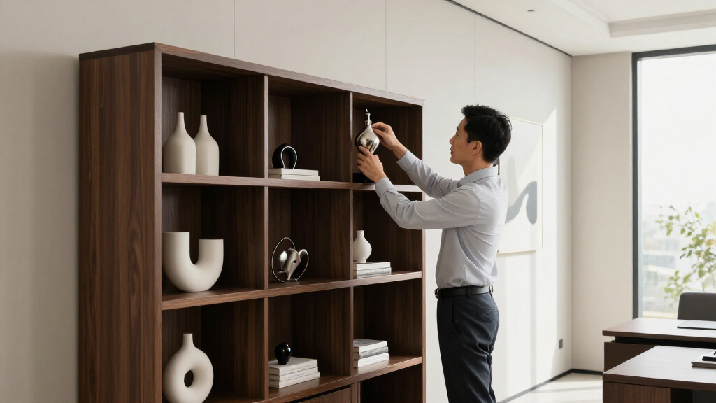 premium office bookshelf