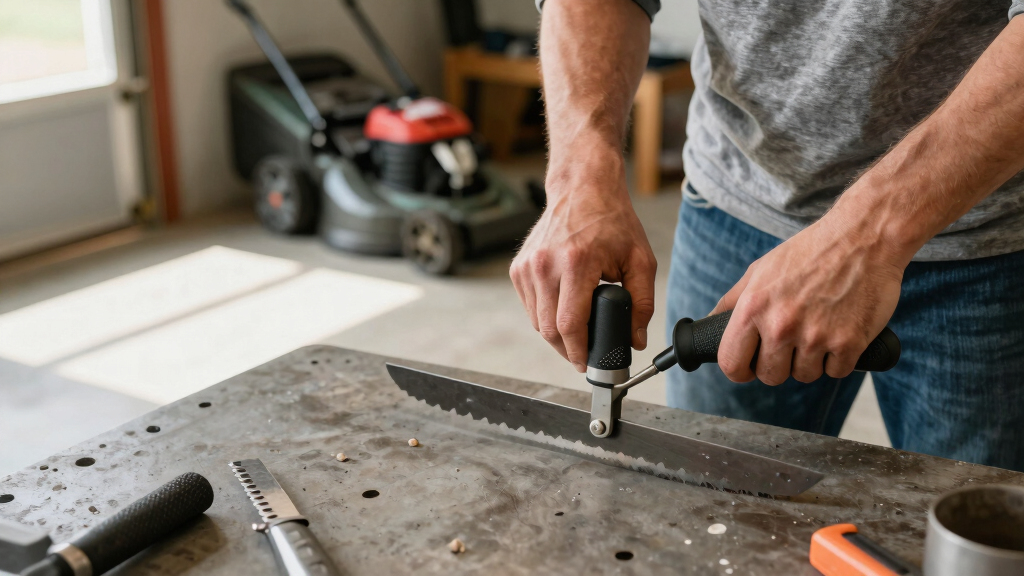 best lawn mower blade sharpeners