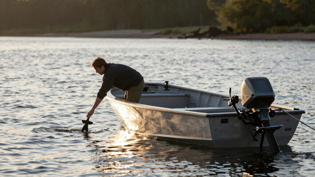 portable electric boat anchors