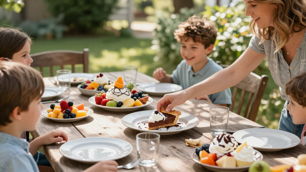 dessert serving platters