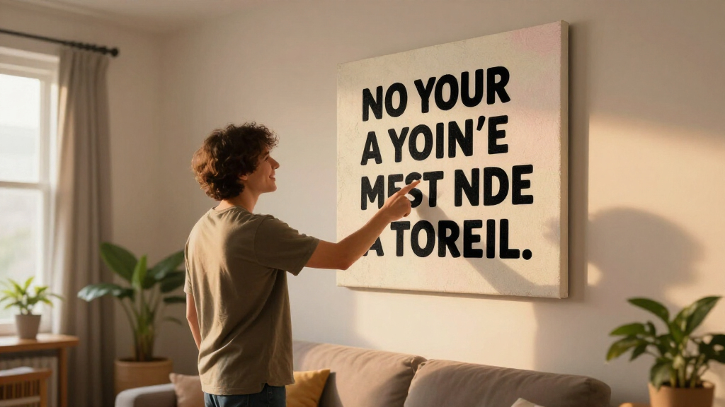 motivational quote wall art