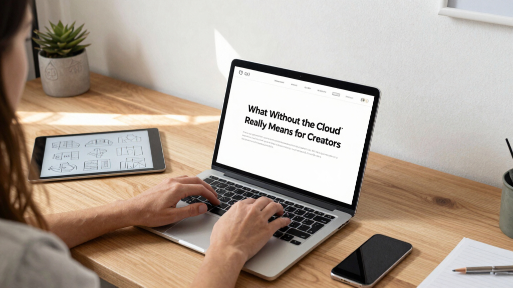 What 'Without the Cloud' Really Means for Creators