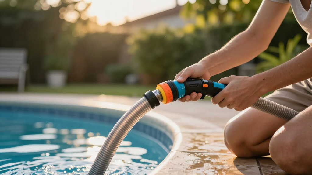 automatic pool cleaner hoses and attachments