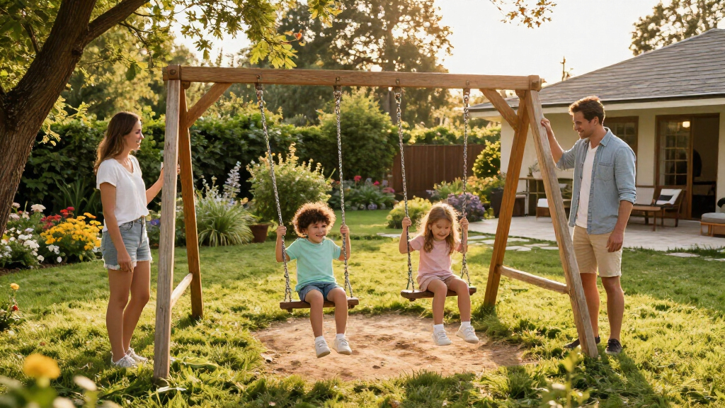 best outdoor swingsets for families