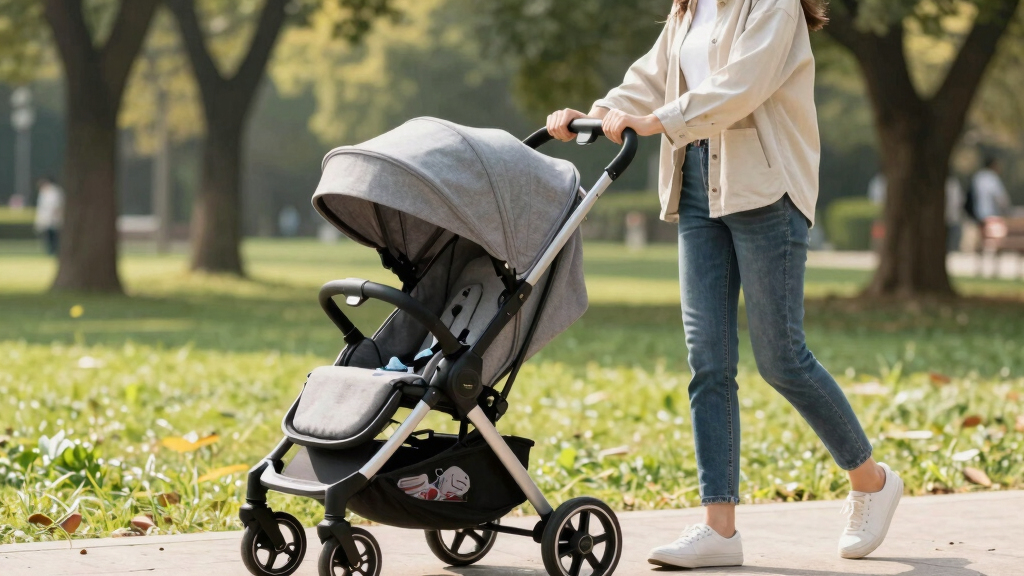 strollers with large canopy and storage