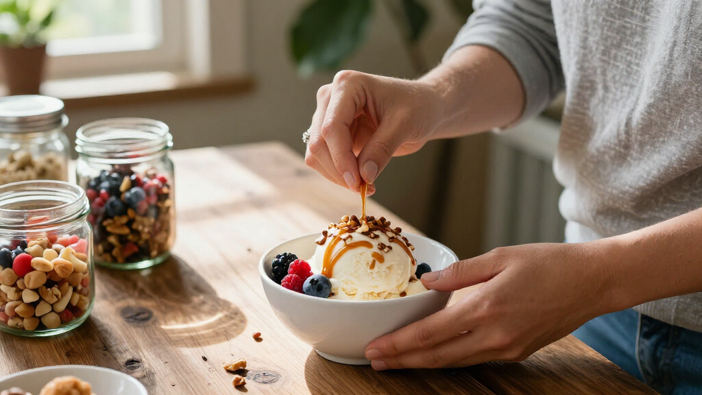 artisan ice cream toppings