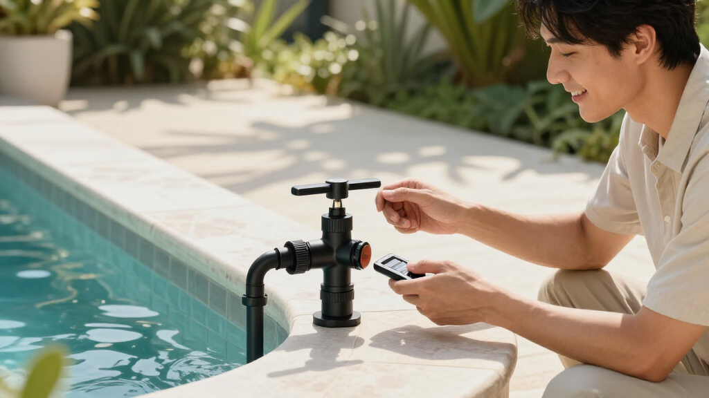 best pool plumbing diverter valve motorized