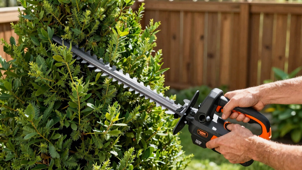 best battery hedge trimmers for tall shrubs