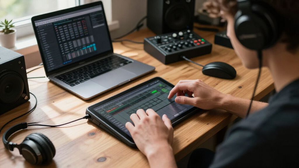 music production tablet