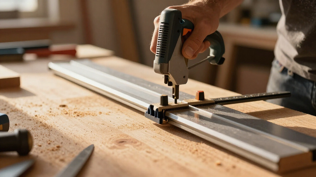 track saw clamps for guide rail