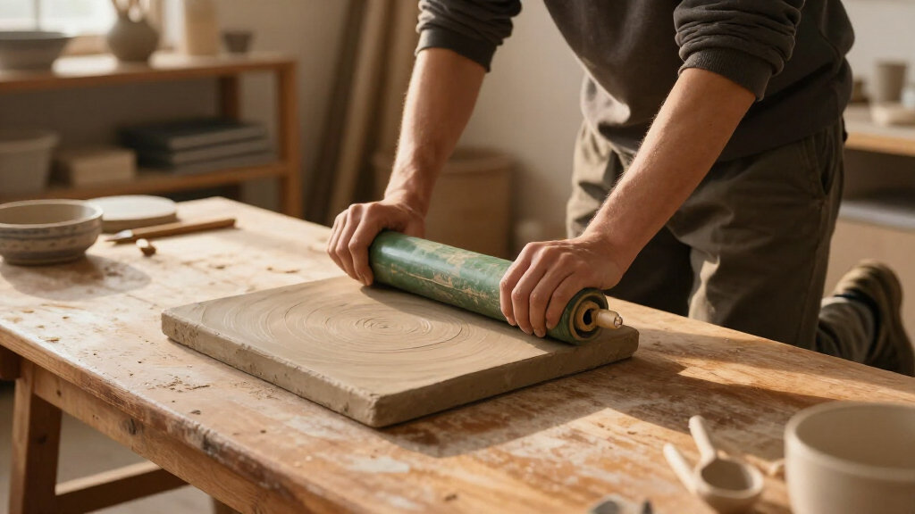 clay slab roller