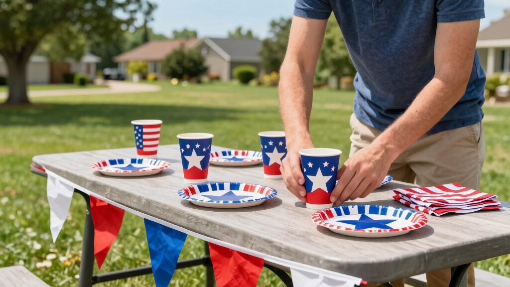 patriotic outdoor party supplies