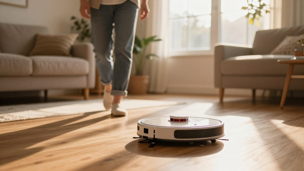robot vacuum with automatic dirt detection