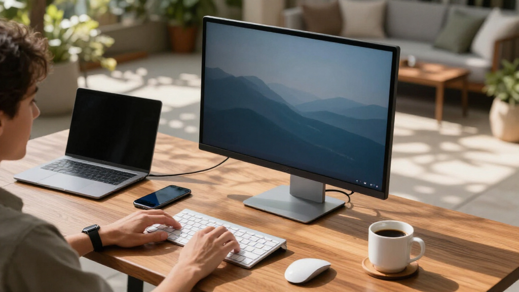 monitor with built in kvm