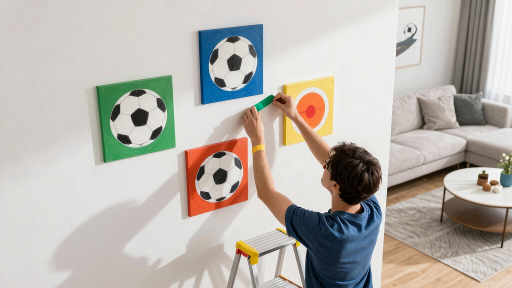 soccer fan wall art
