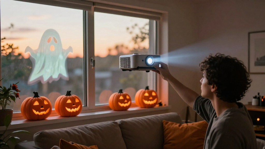 Halloween window projector kits