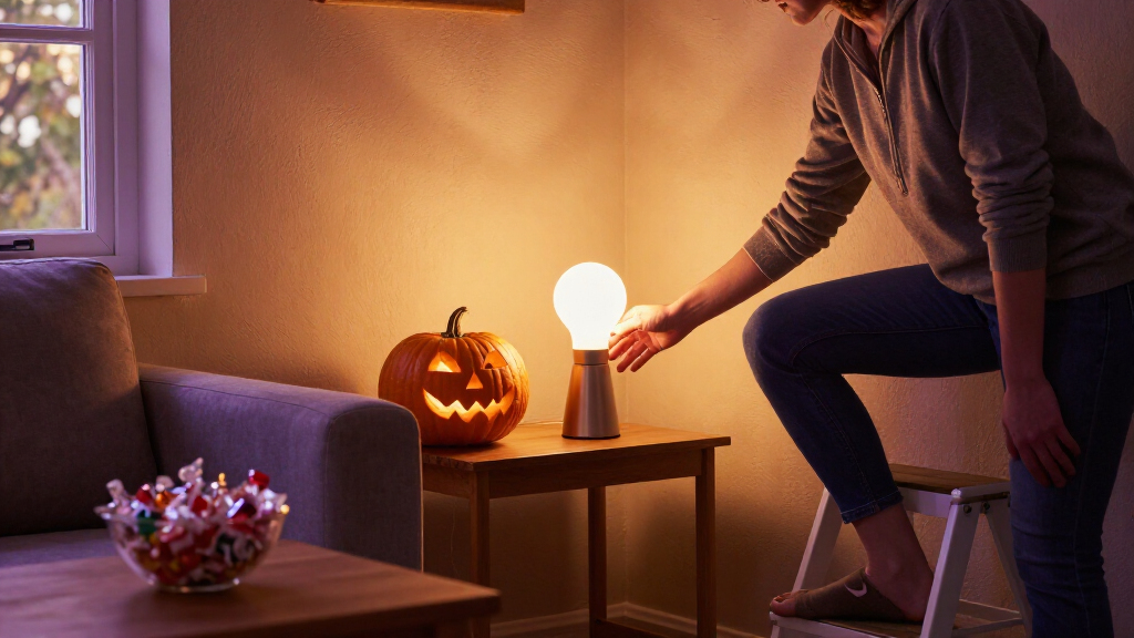 smart bulbs for Halloween lighting