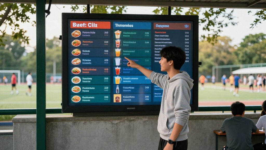 best commercial display for sports menus