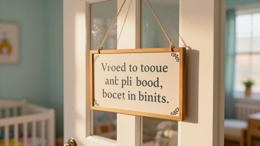 best bible verse nursery name signs