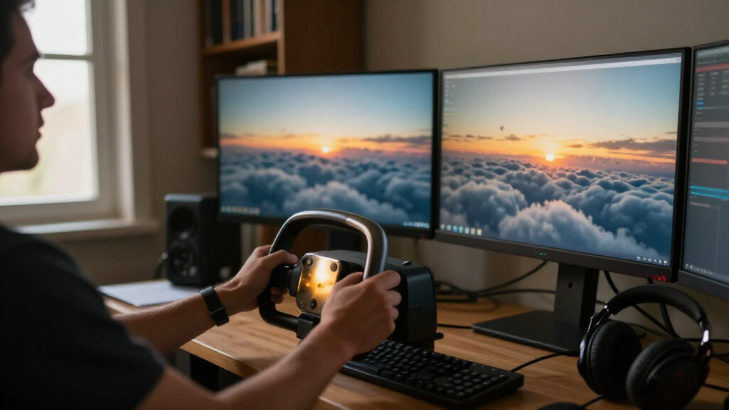 flight simulator yokes