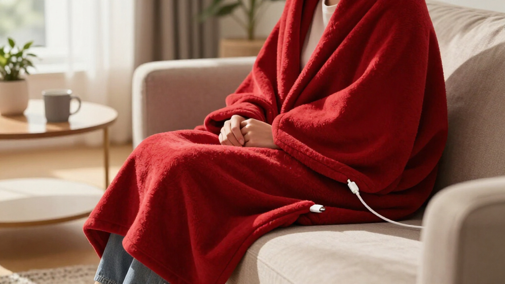 usbheated red light blanket
