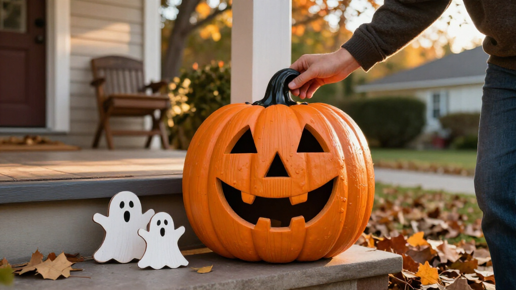 Halloween outdoor wood decorations