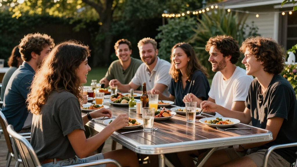 best aluminum outdoor dining set for 8