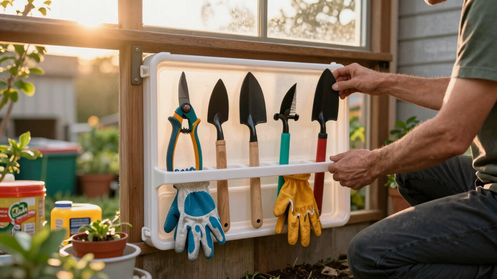 garden tool storage organizers