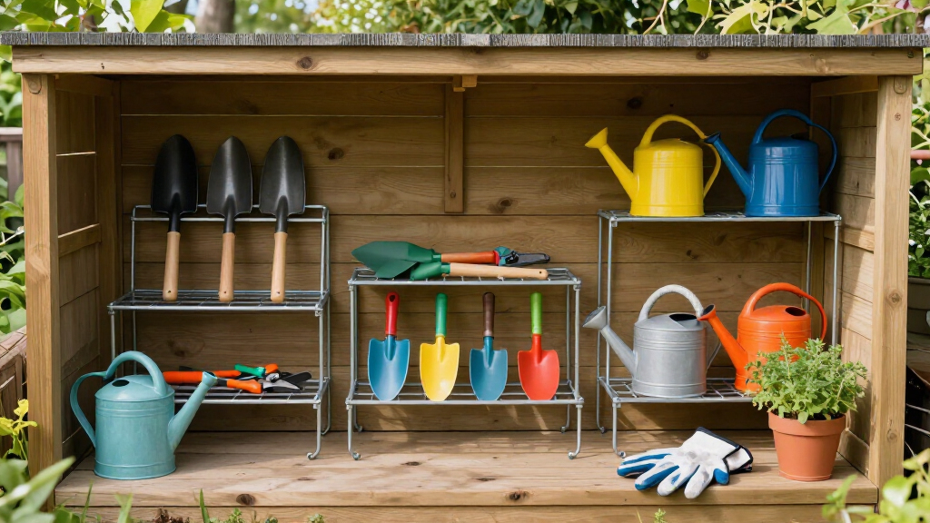 garden tool storage organizers