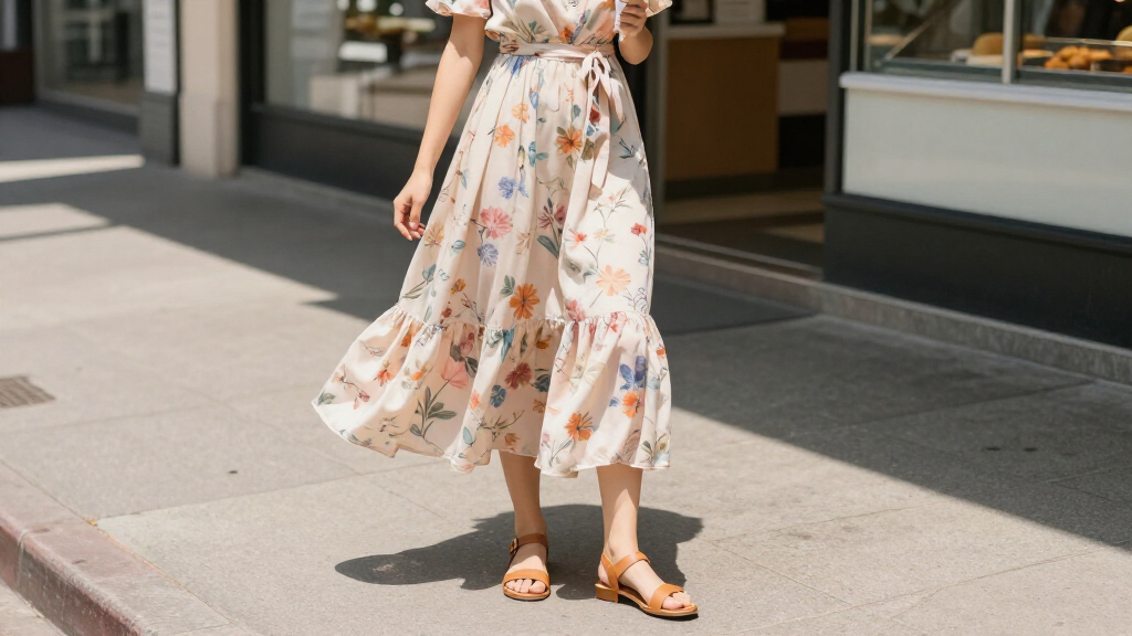 best summer dresses and sandals