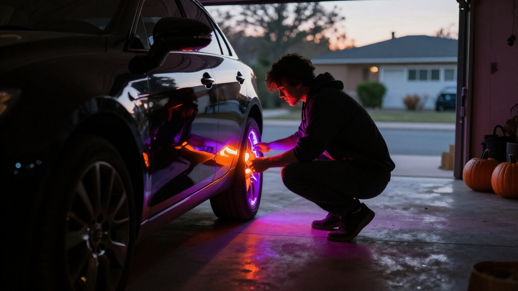 Halloween vehicle LED lights