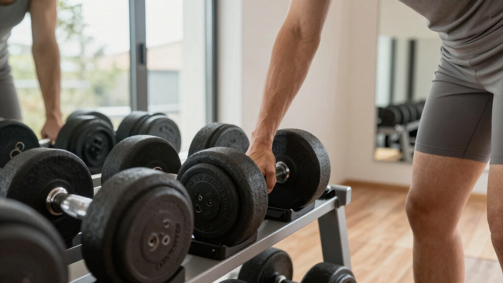 best dumbbell set with rack premium