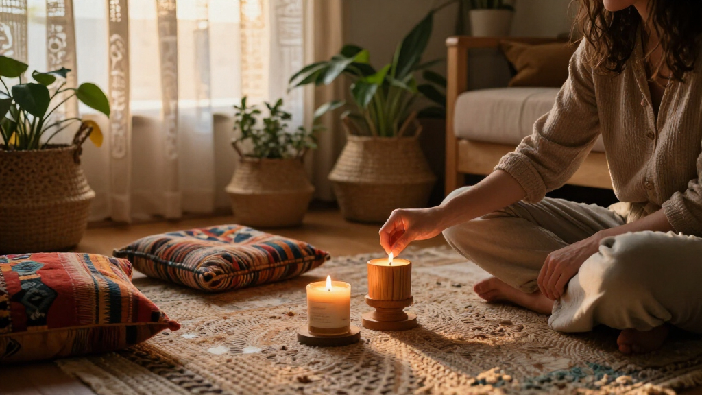 boho candle holders