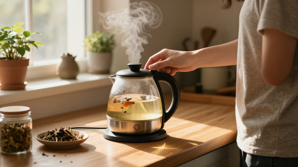 electric kettle with temperature control