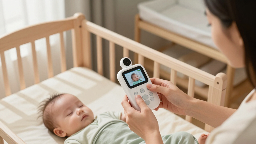 baby monitor with pan tilt zoom